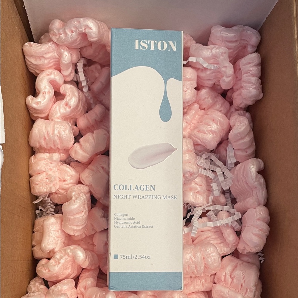 Collagen Night Wrapping Mask - White and Blue